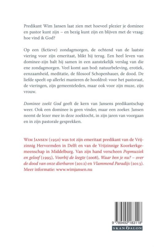 Dominee zoekt Godbackcover