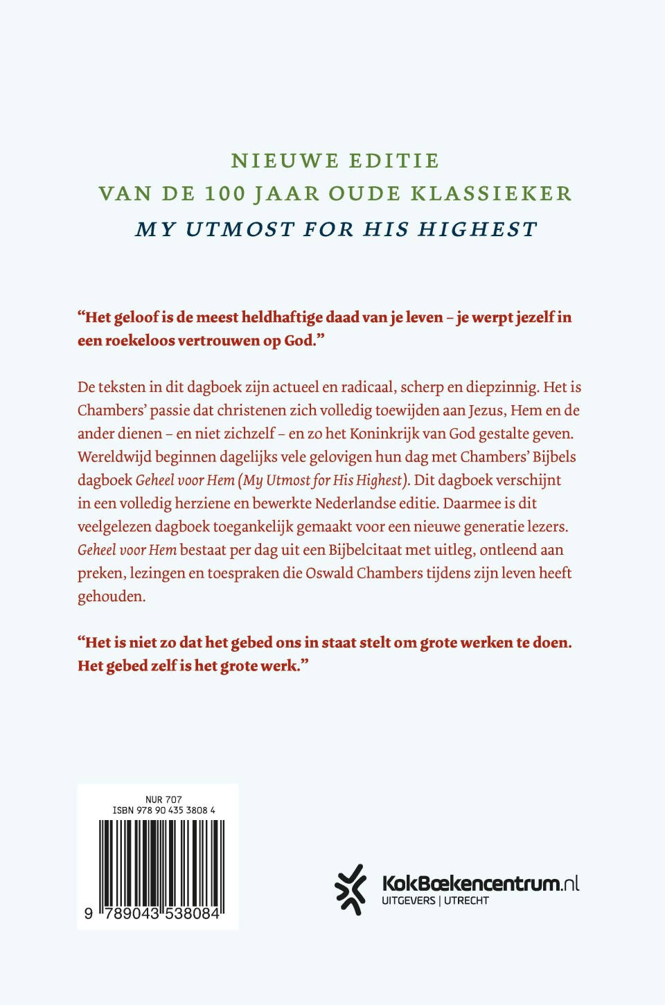 Geheel voor Hembackcover