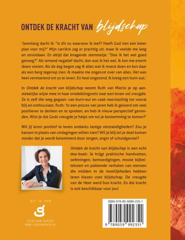 Ontdek de kracht van blijdschapbackcover