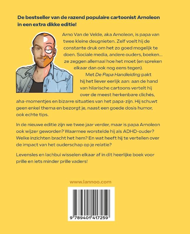 De Papa Handleiding &#8211; extra dikke editiebackcover
