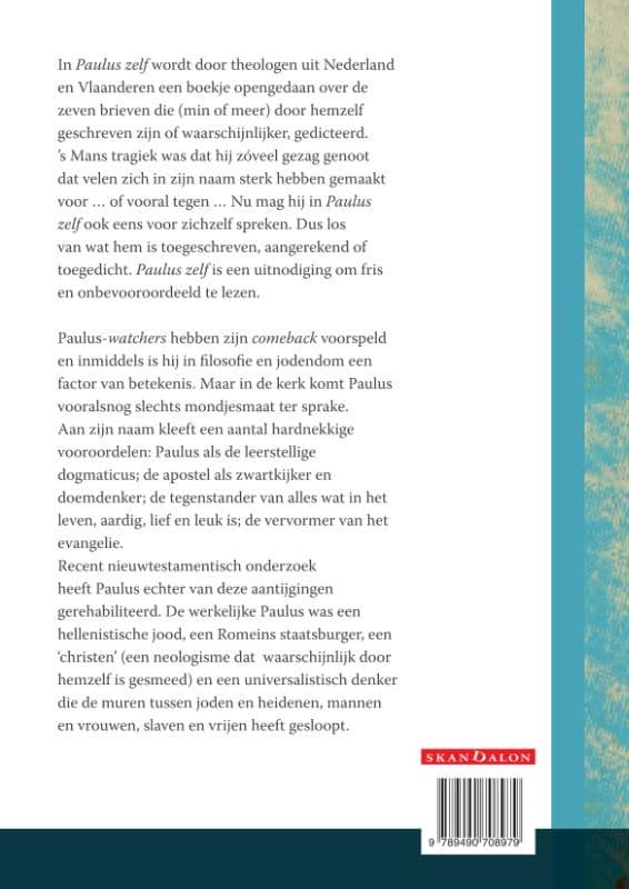 Paulus zelfbackcover