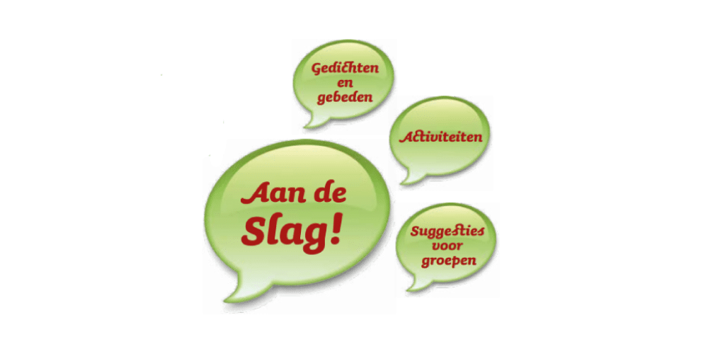 Aan de slag! Banner voor de rubriek Aan de slag!