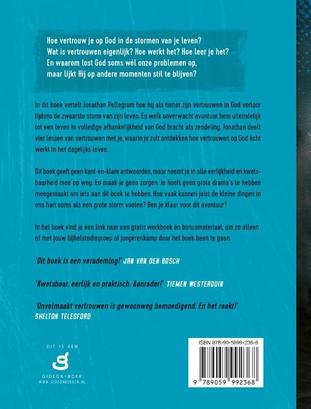Onvolmaakt vertrouwenbackcover