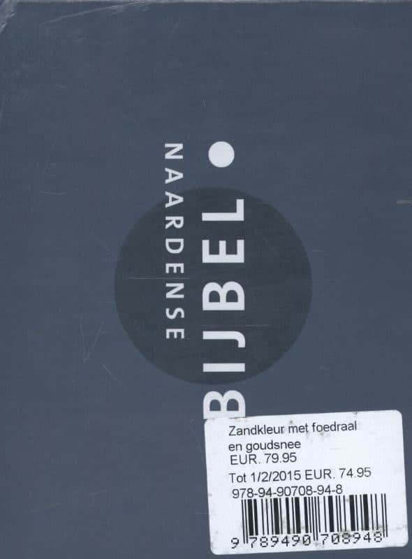 Naardense Bijbelbackcover