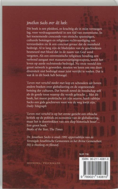 Leven met verschilbackcover