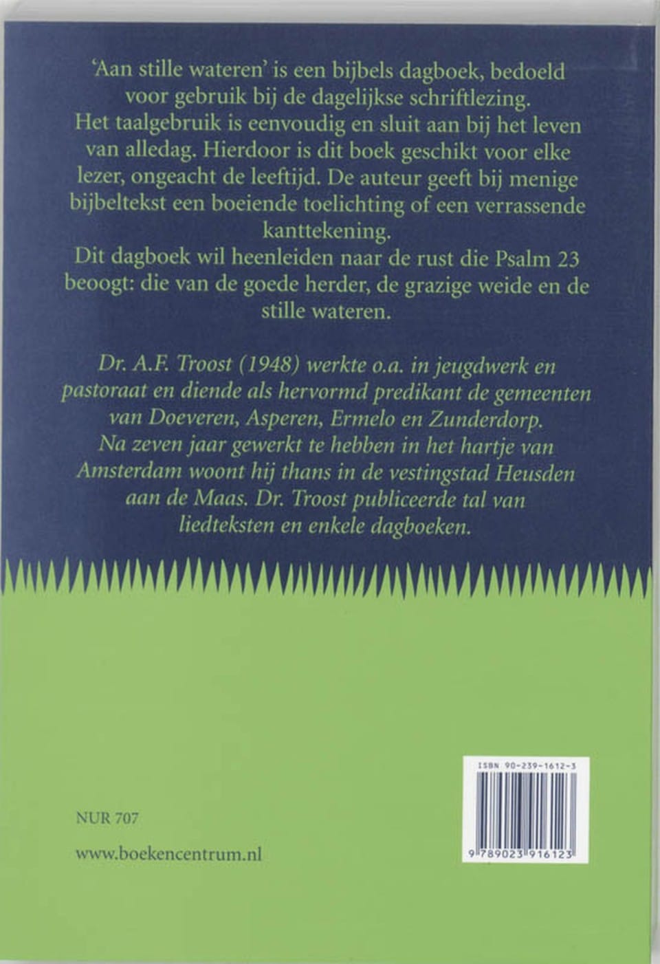 Aan stille waterenbackcover
