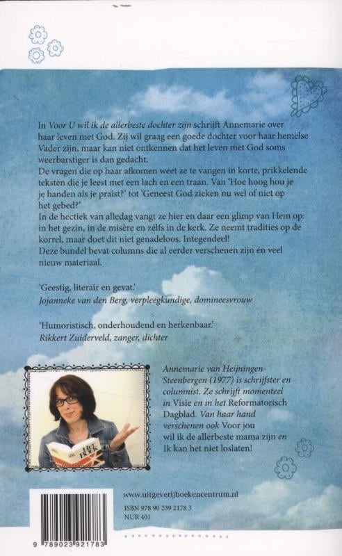 Voor U wil ik de allerbeste dochter zijnbackcover