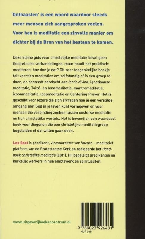 Kleine gids voor christelijke meditatiebackcover