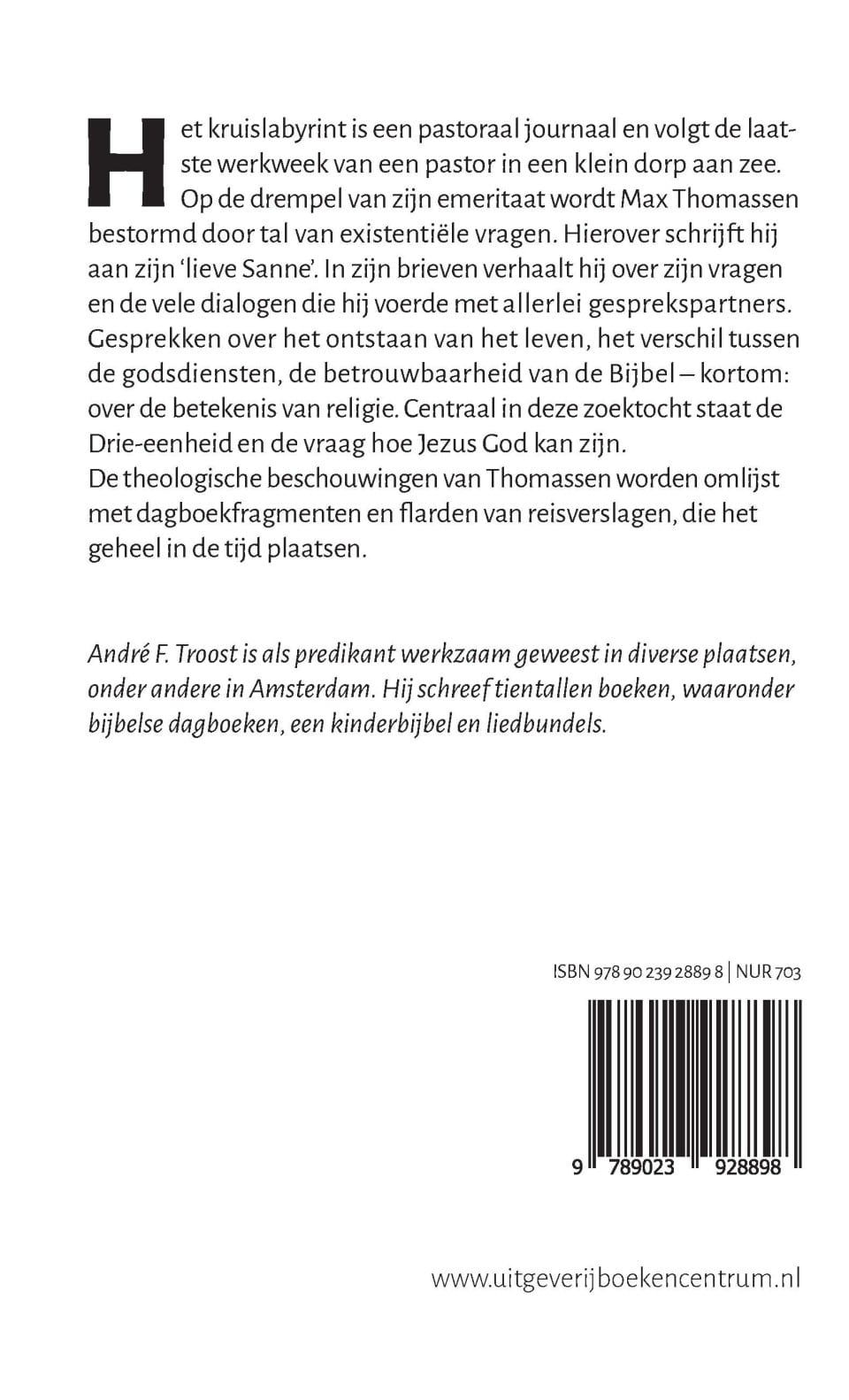 Het kruislabyrintbackcover