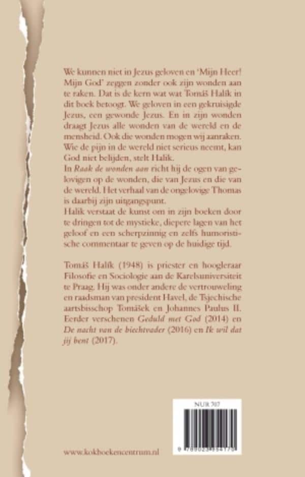 Raak de wonden aanbackcover
