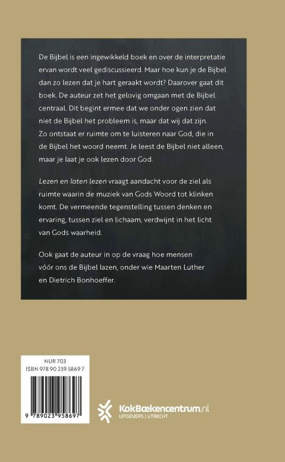 Lezen en laten lezenbackcover