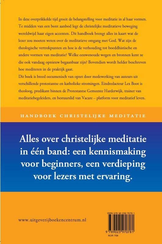 Handboek Christelijke meditatiebackcover