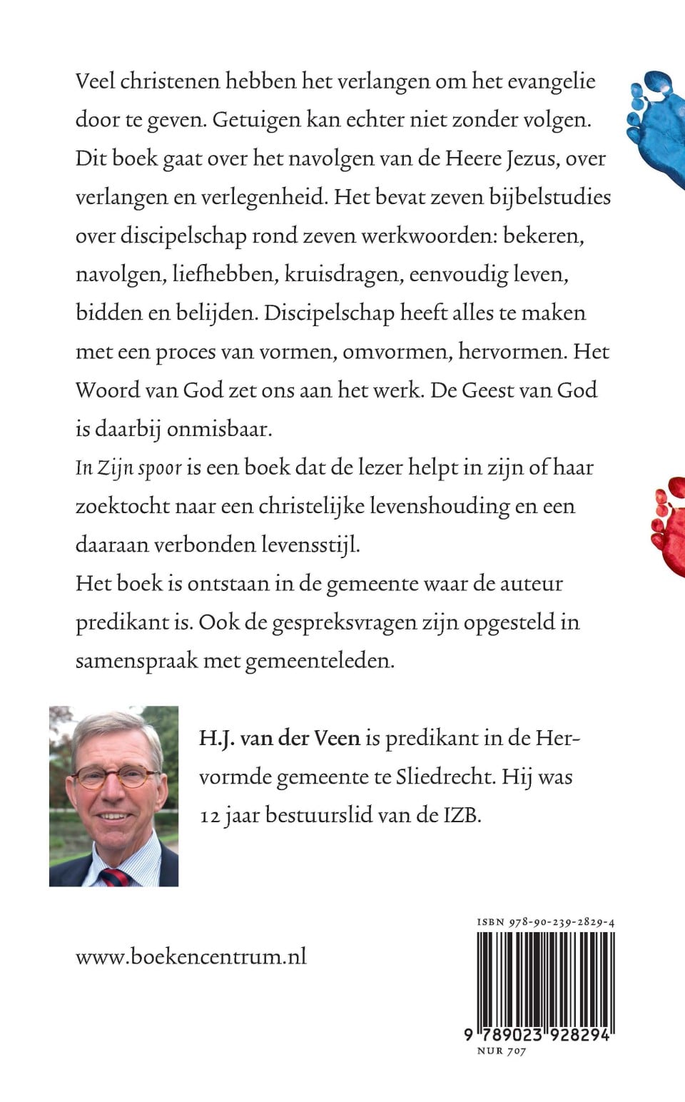 In zijn spoorbackcover