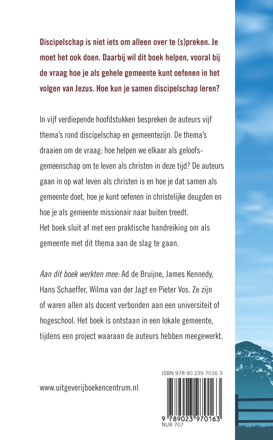 Oefenen in discipelschapbackcover