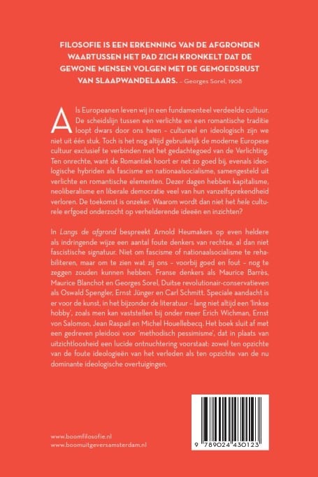 Langs de afgrondbackcover