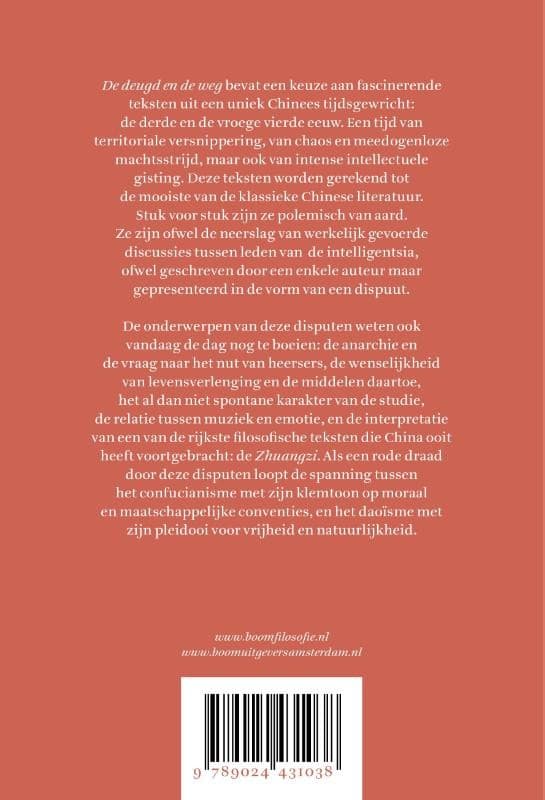 De deugd en de wegbackcover