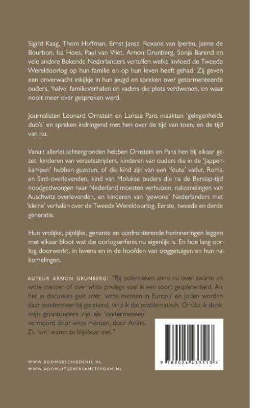 Oorlogsgesprekkenbackcover