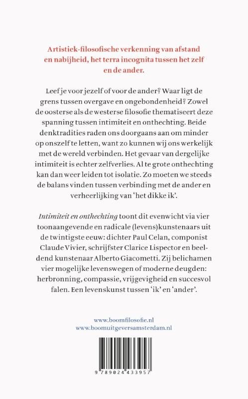 Intimiteit &#038; onthechtingbackcover
