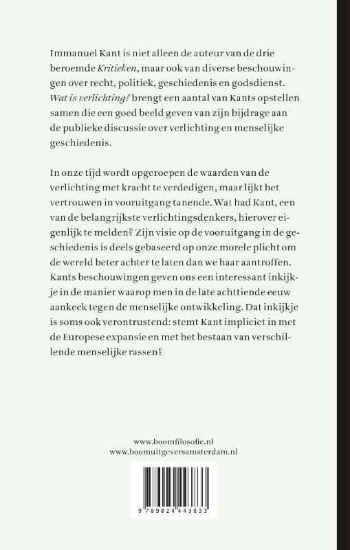 Wat is Verlichting?backcover