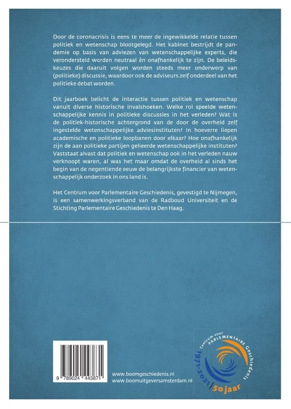 Wetenschap en politiekbackcover