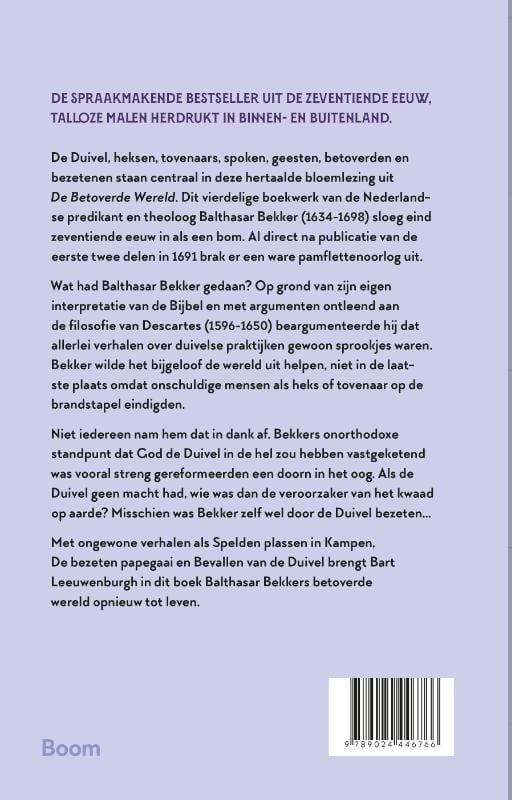 De betoverde wereld van Balthasar Bekkerbackcover