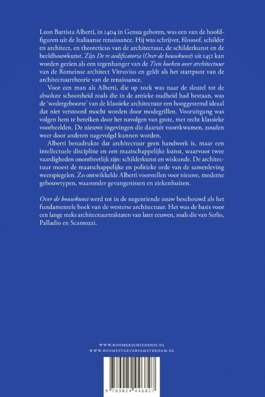 Over de bouwkunstbackcover