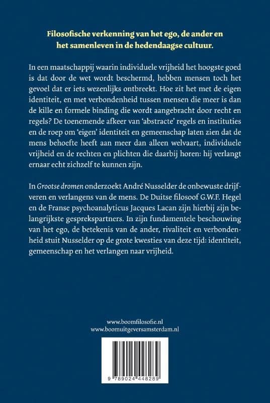 Grootse dromenbackcover