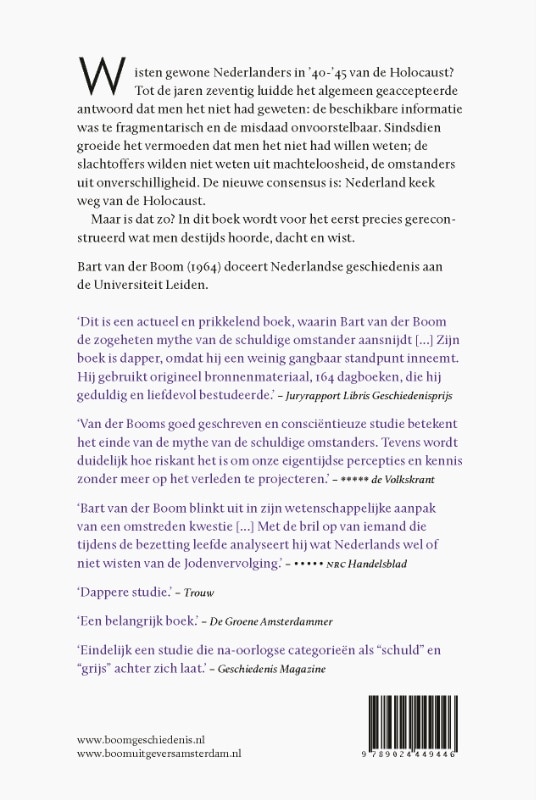 ‘Wij weten niets van hun lot’backcover