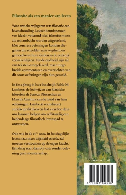 Een oefening in levenbackcover