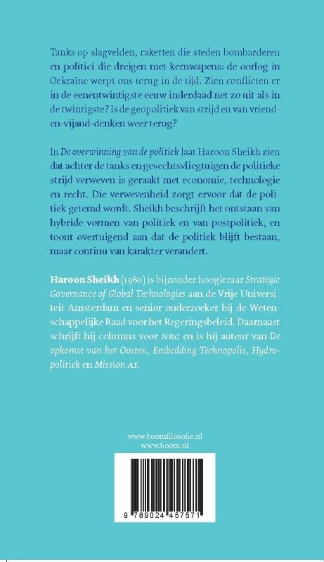 De overwinning van de politiekbackcover