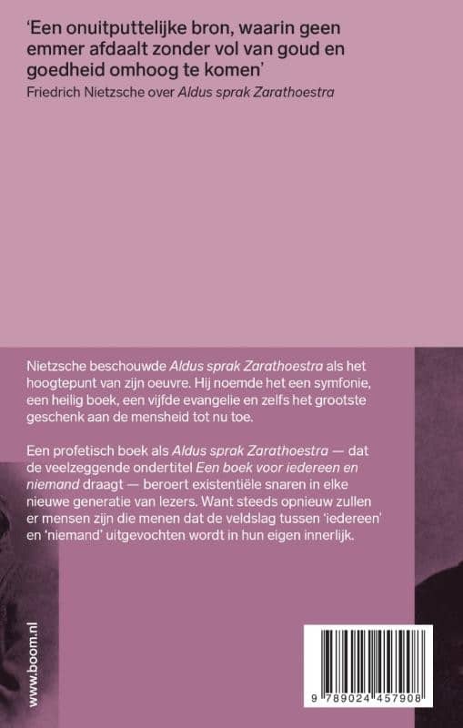 Aldus sprak Zarathoestrabackcover