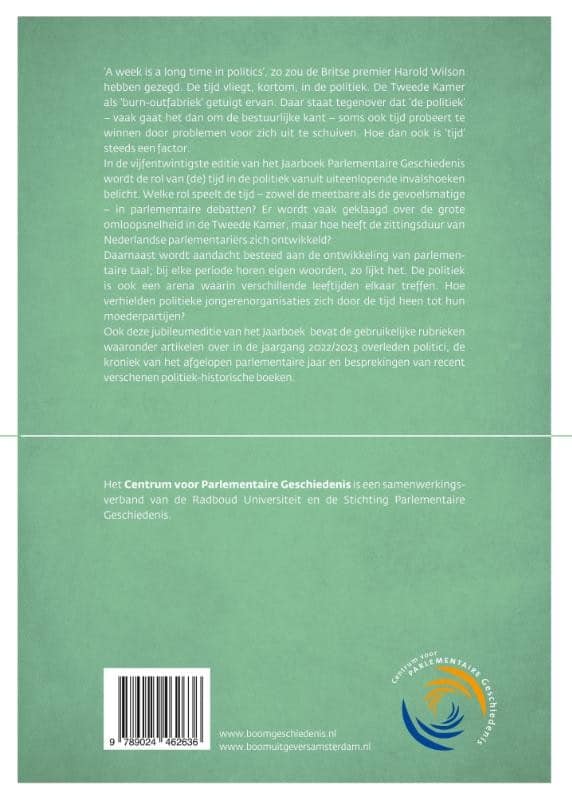 Een kwestie van tijdbackcover