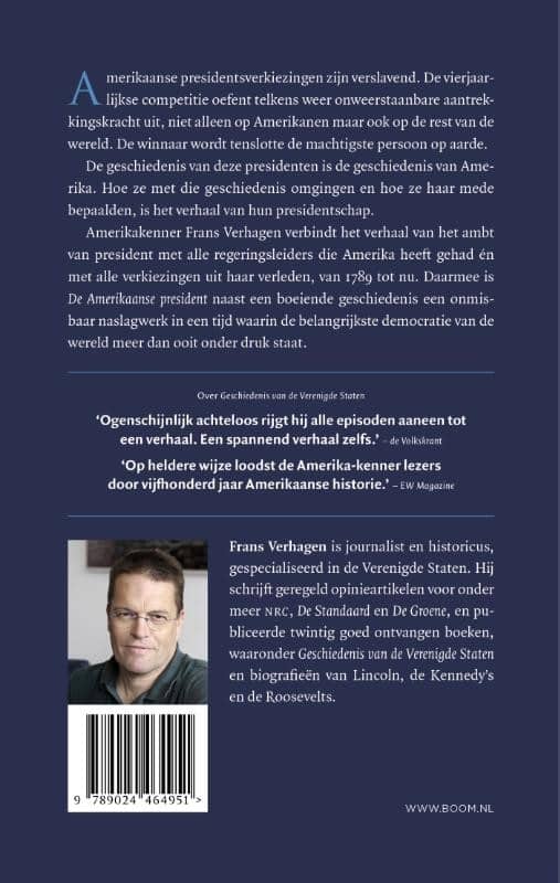 De Amerikaanse presidentbackcover