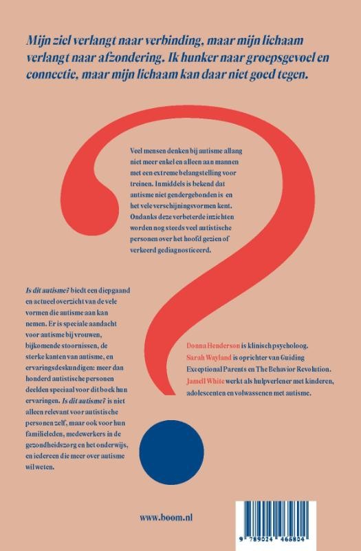 Is dit autisme?backcover