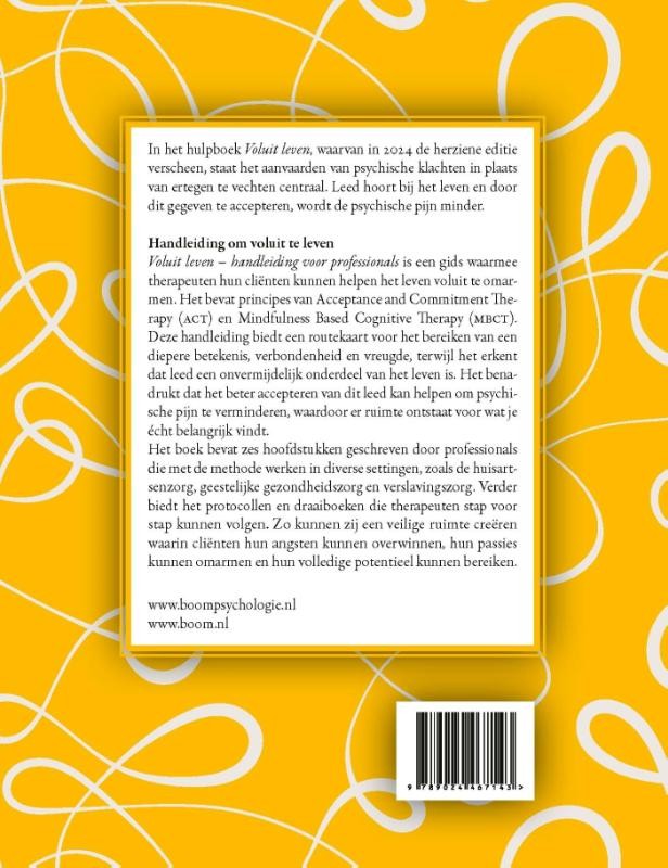 Voluit leven &#8211; Handleiding voor professionalsbackcover