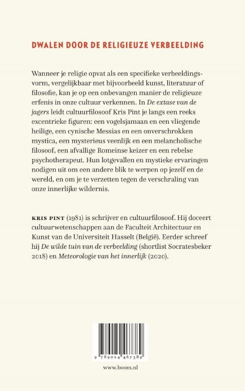De extase van de jagersbackcover