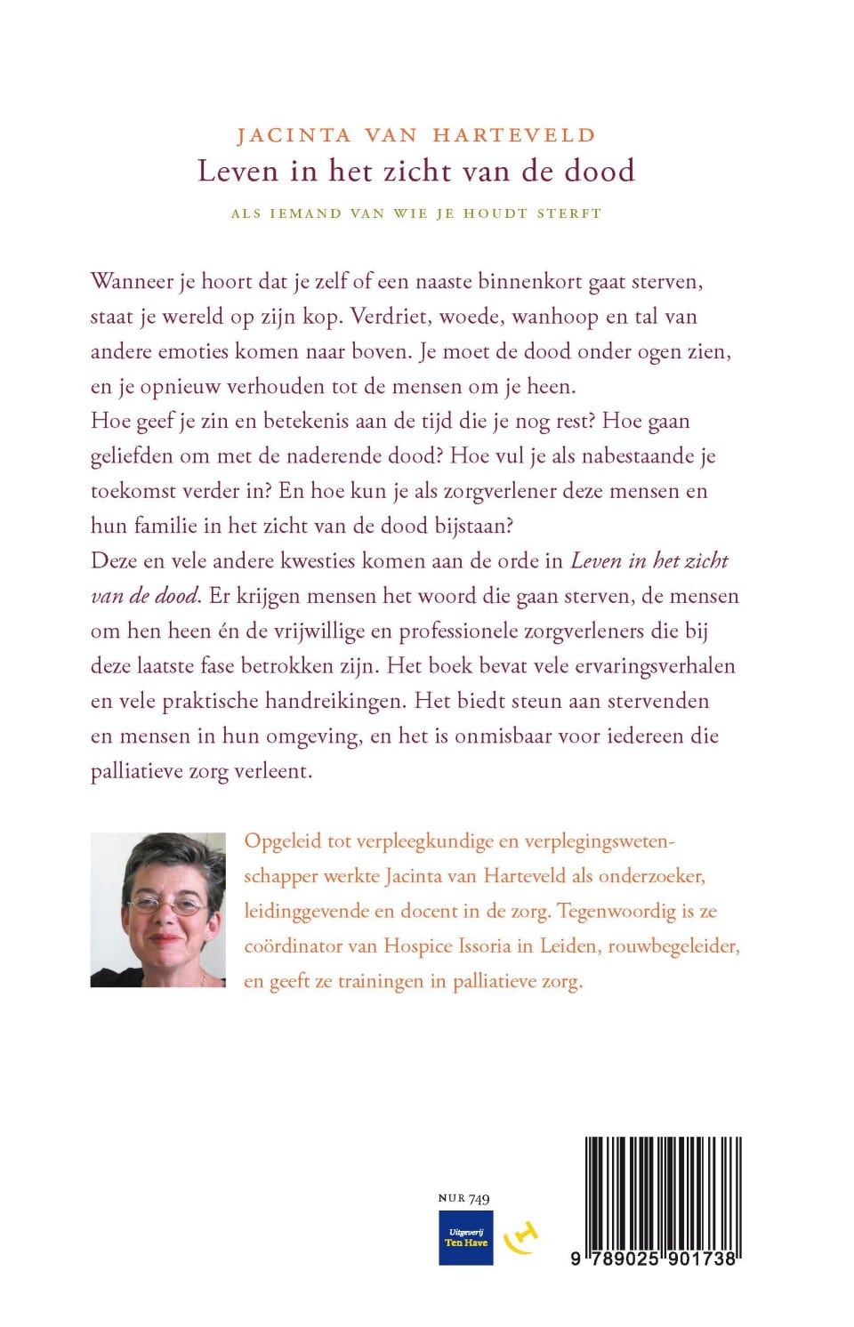 Leven in het zicht van de doodbackcover