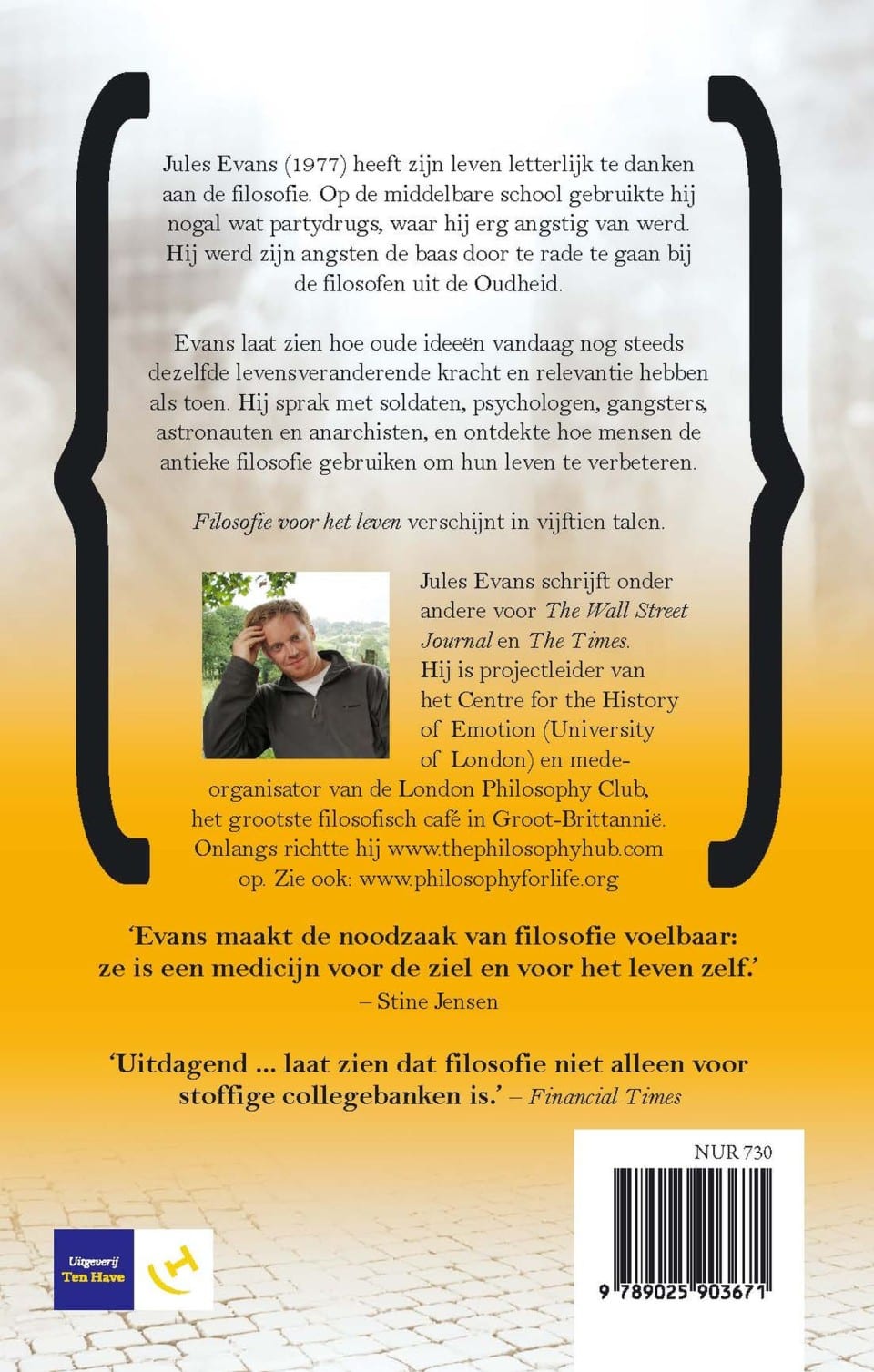Filosofie voor het levenbackcover
