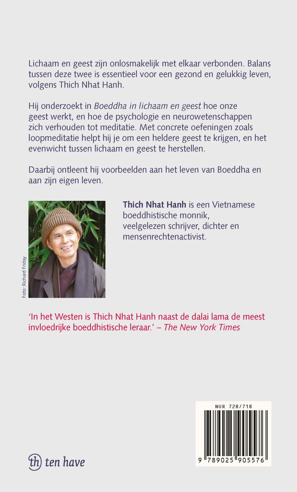 Boeddha in lichaam en geestbackcover