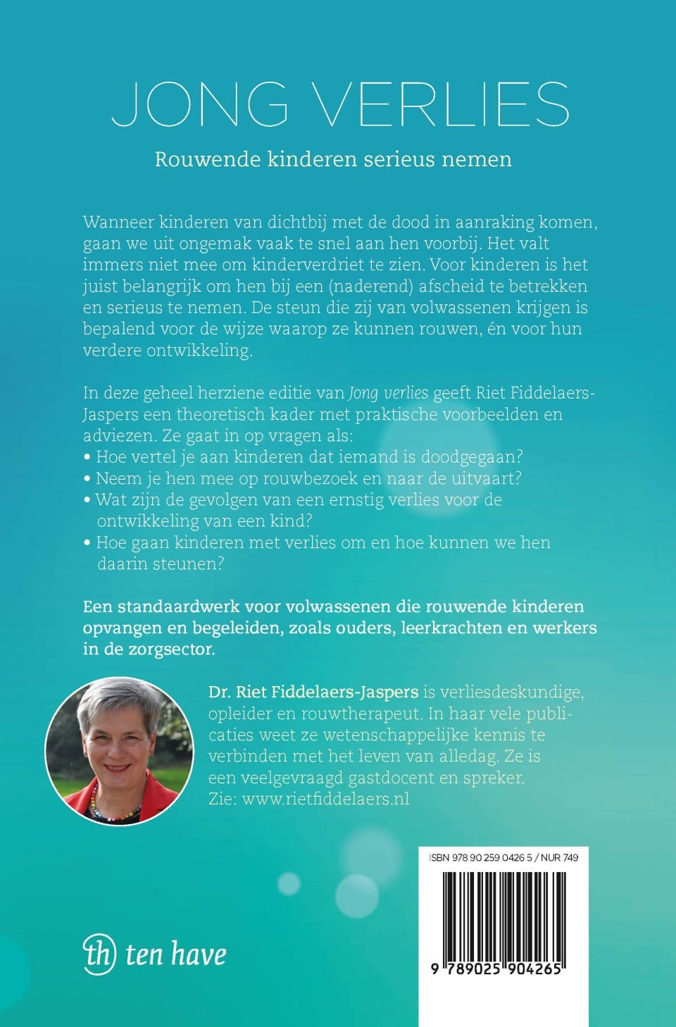 Jong verliesbackcover