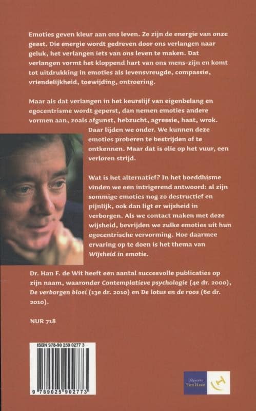 Wijsheid in emotiebackcover