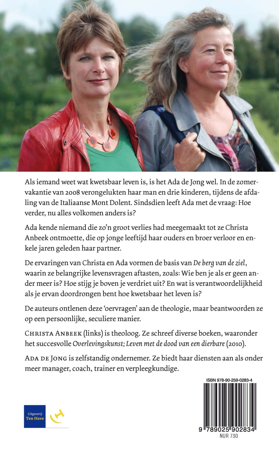 De berg van de zielbackcover