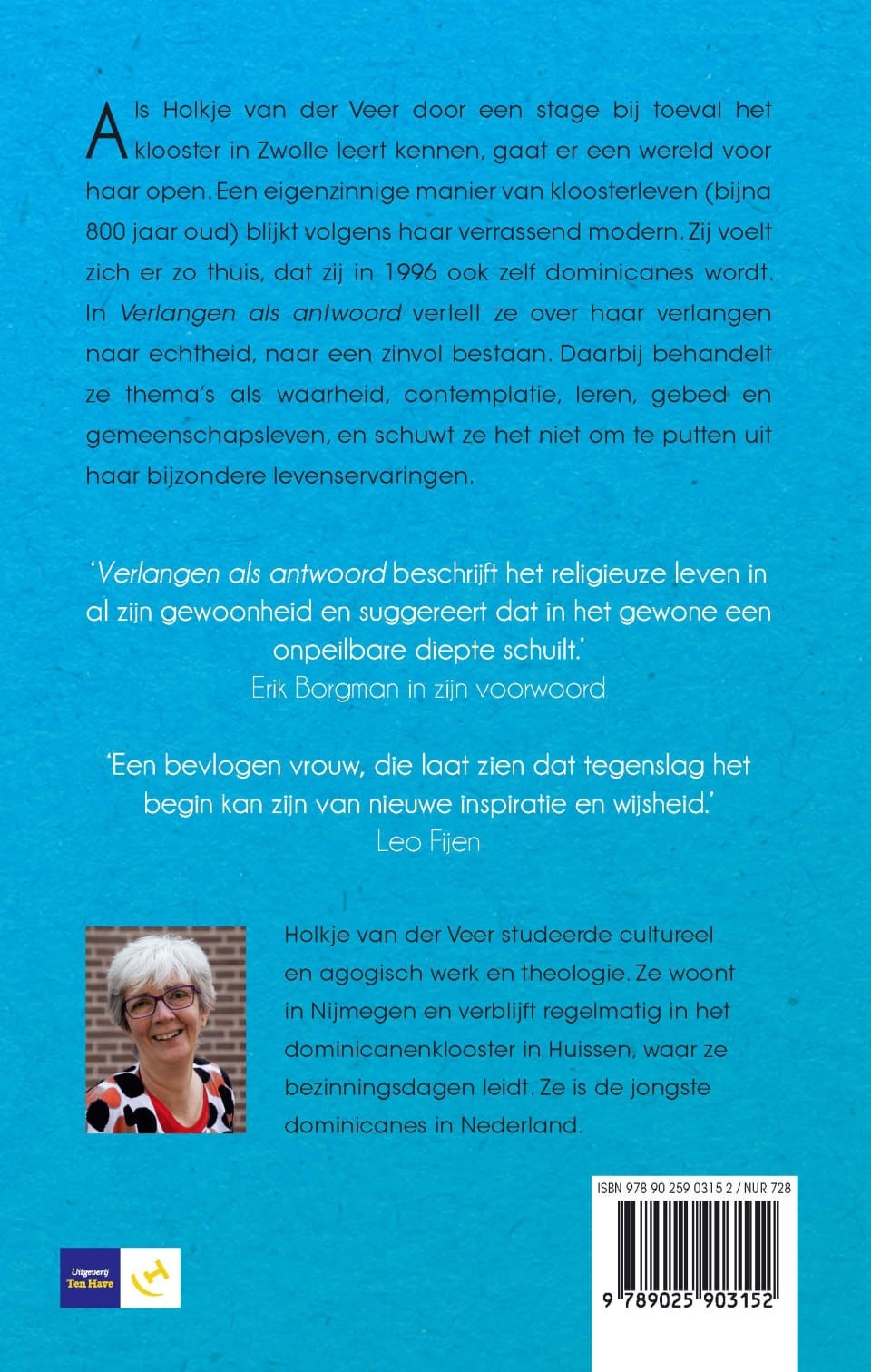 Verlangen als antwoordbackcover