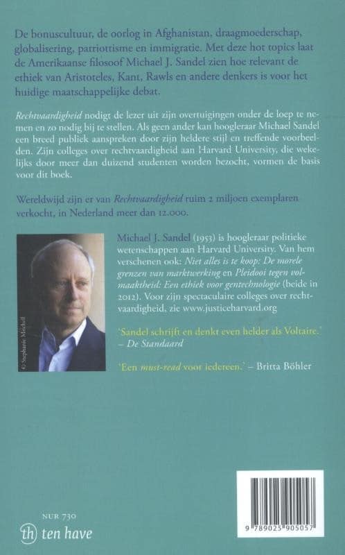 Rechtvaardigheidbackcover
