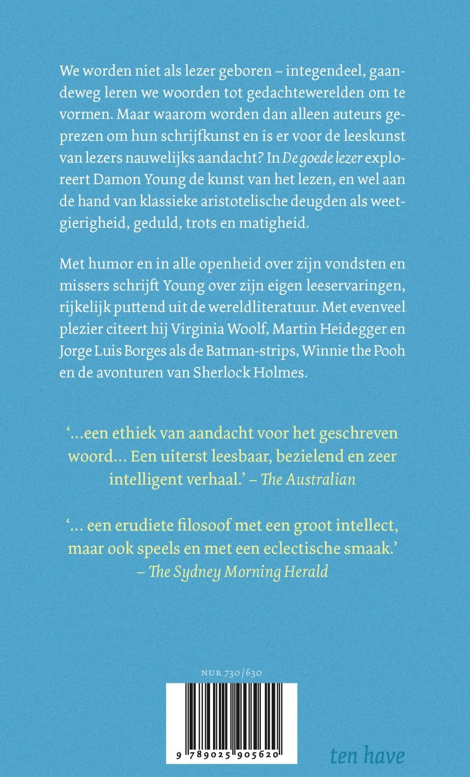 De goede lezerbackcover