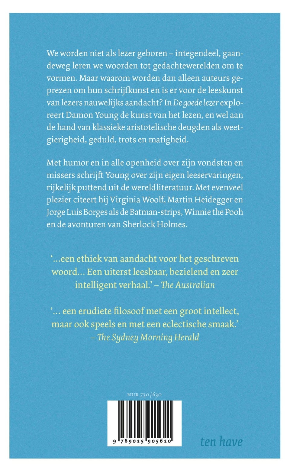 De goede lezerbackcover