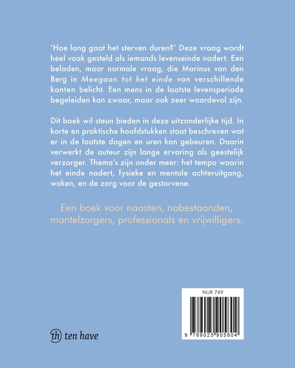 Meegaan tot het eindebackcover