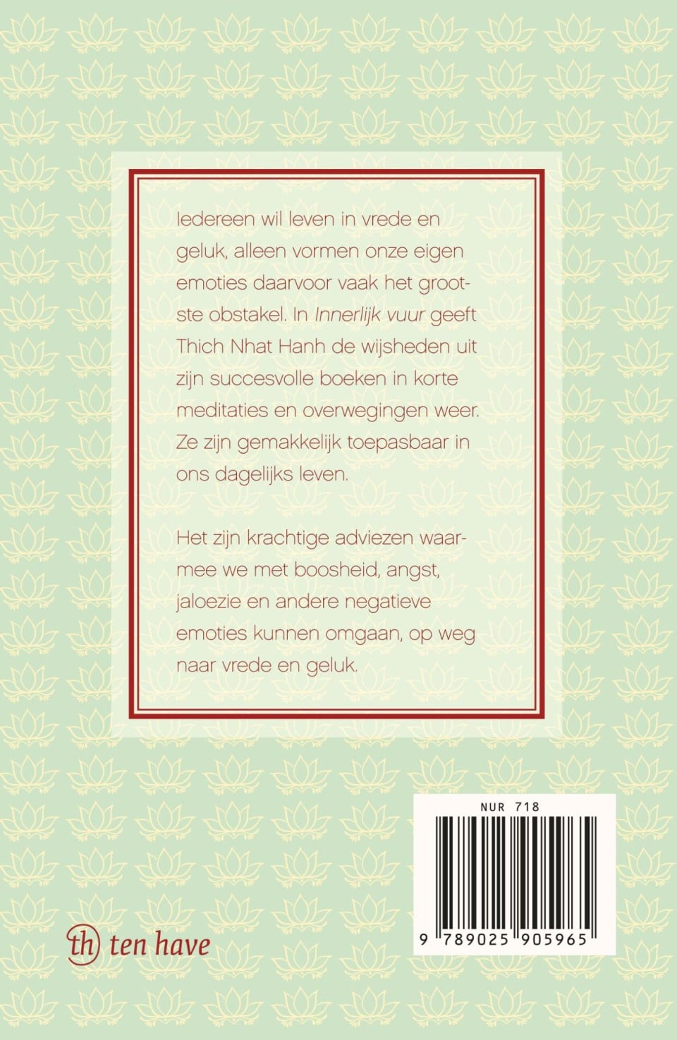 Innerlijk vuurbackcover