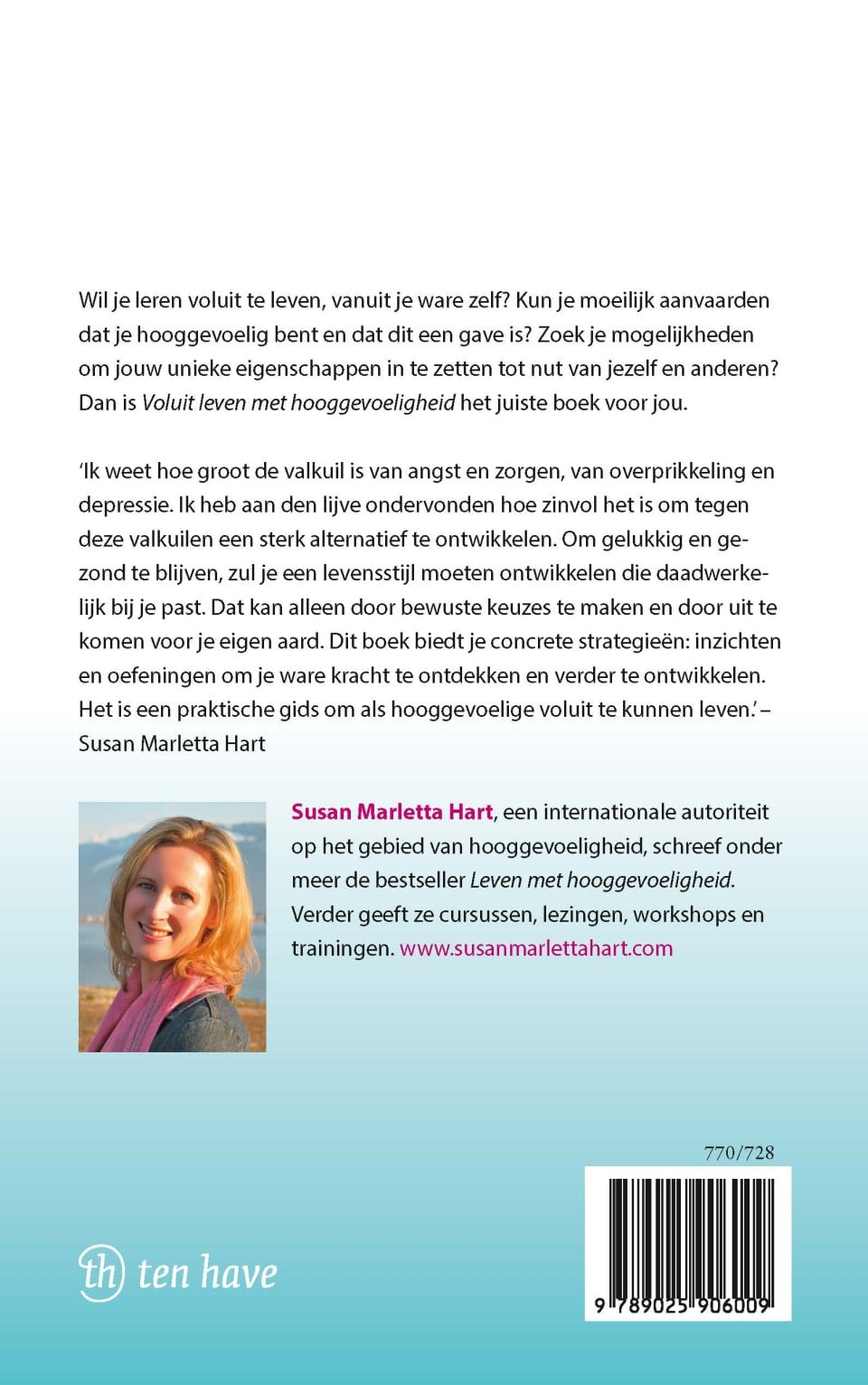 Voluit leven met hooggevoeligheidbackcover