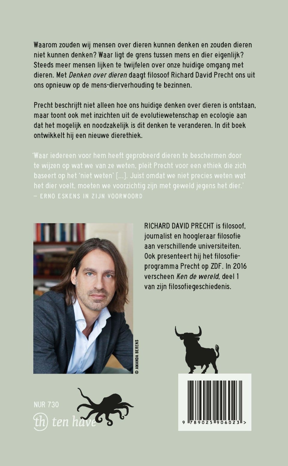 Denken over dierenbackcover